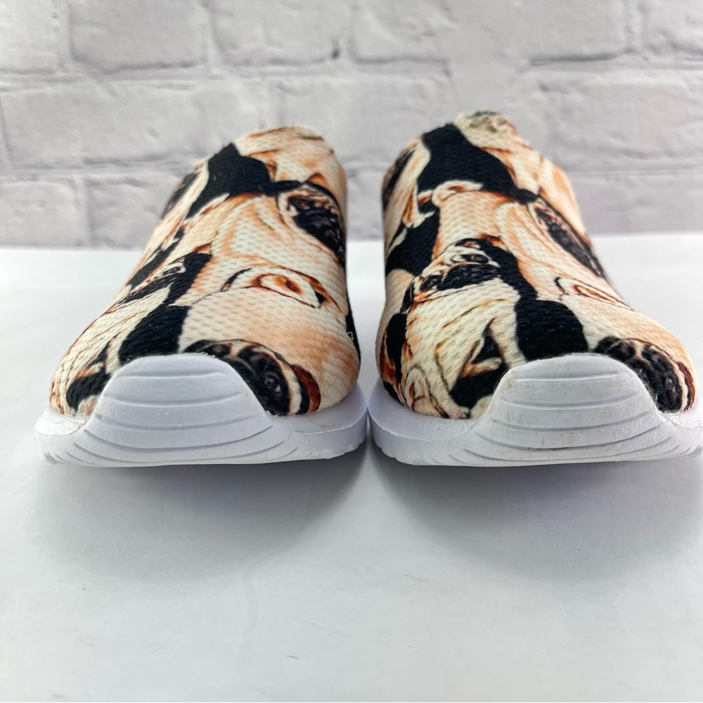 Pug Print Slip-On Clogs Shoes for Nurses Size 9 - Picture 7 of 11